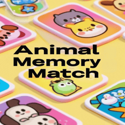 Animal Memory Match